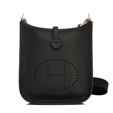 black hermes crossbody bag|hermes evelyne crossbody bags.